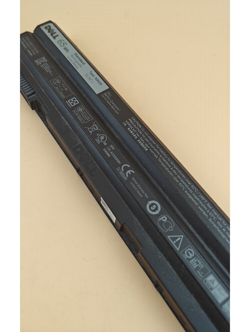 Genuine OEM Dell N3X1D Laptop Battery 11.1V 65Wh E6540 E6440 Used